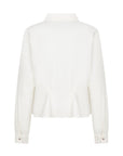 KAISE Flaired poplin shirt bright white