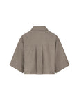 CLENDEAU Poncho shirt top zand