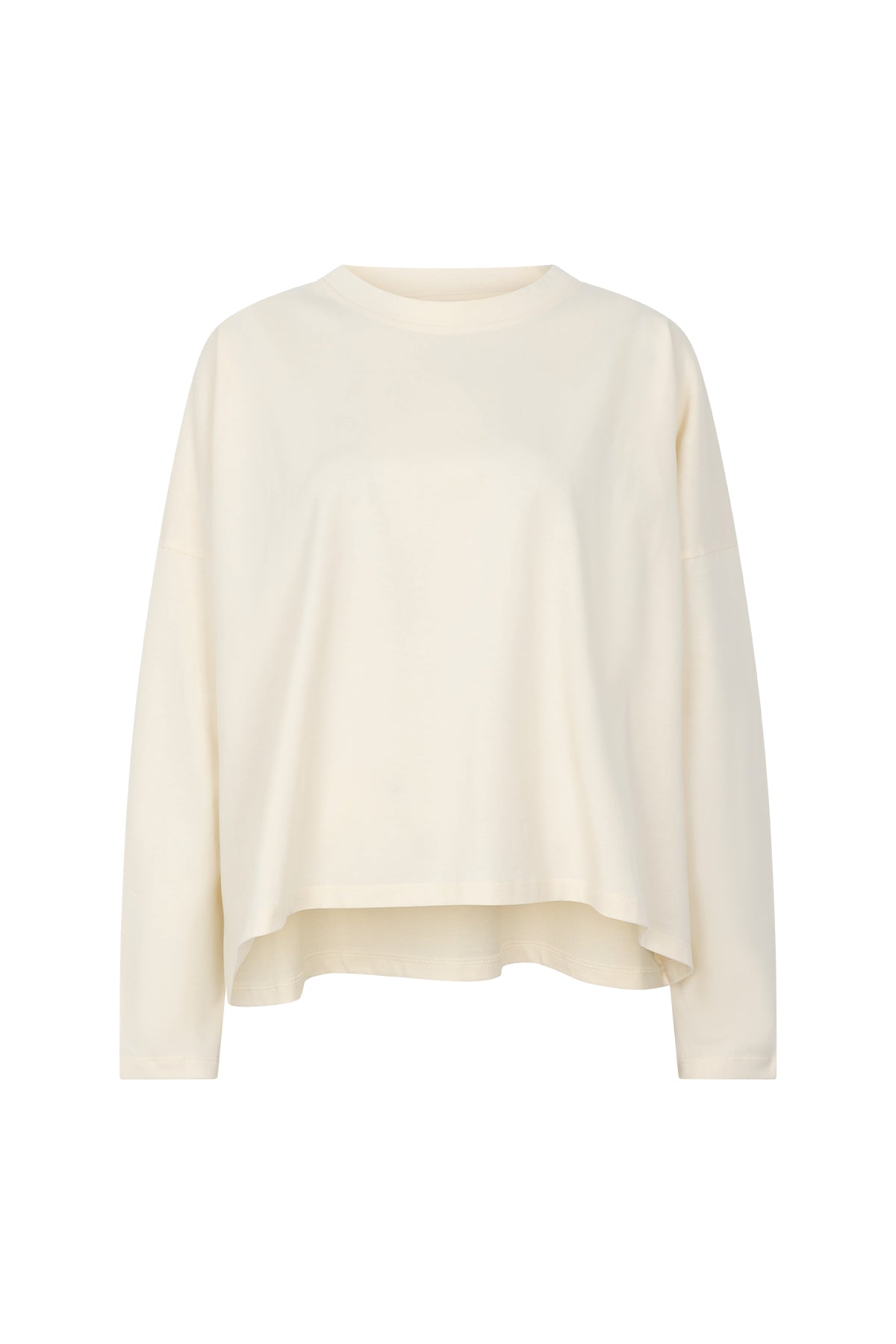 CIBINE Long sleeves tee cloud dancer
