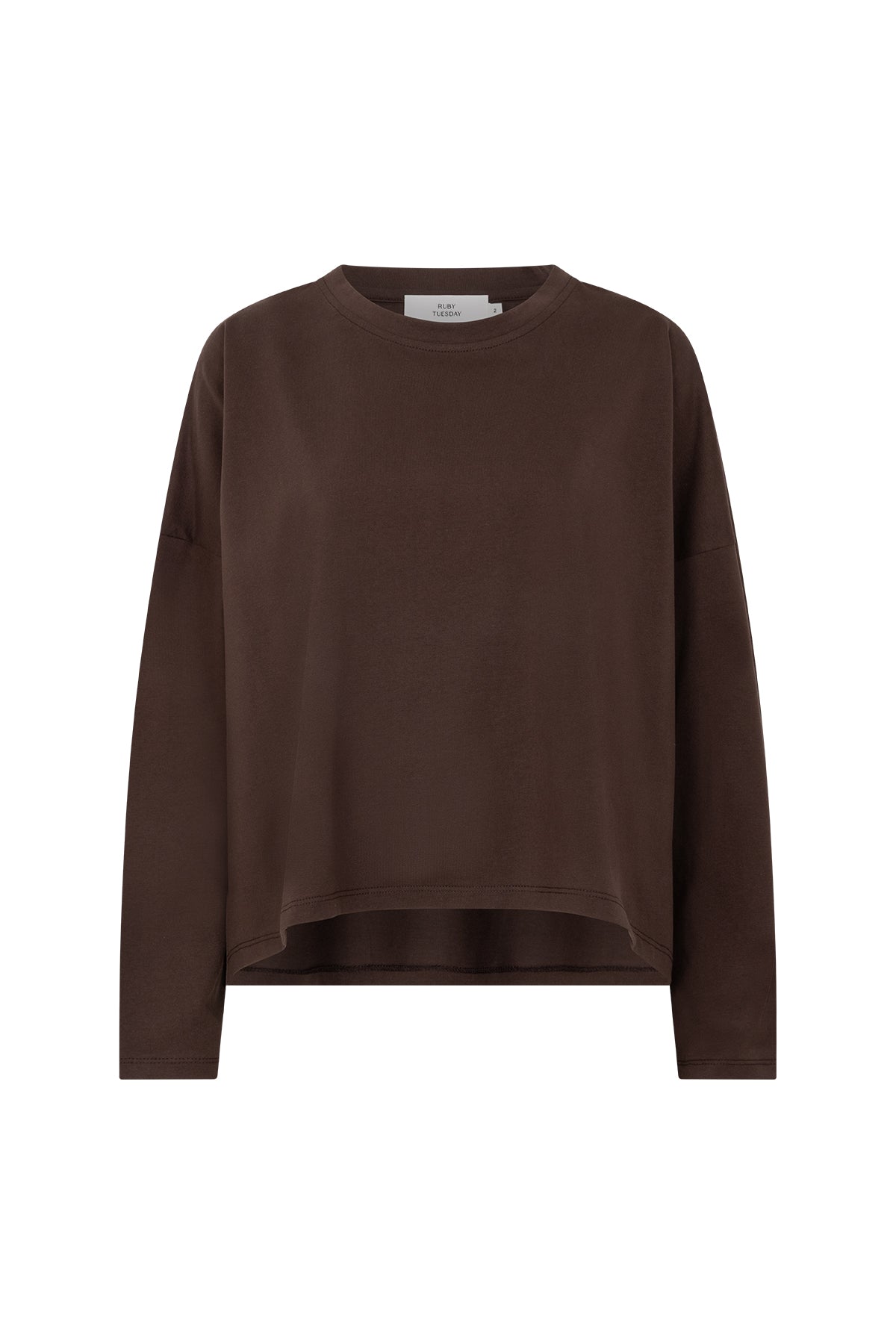 CIBINE Long sleeves tee Chocolat