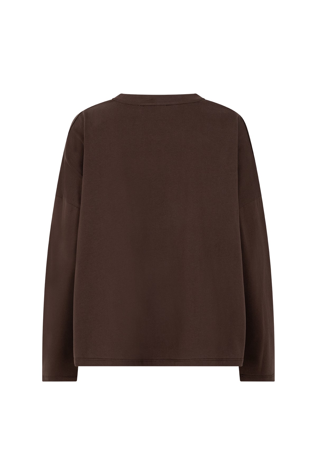 CIBINE Long sleeves tee Chocolat