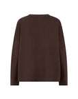 CIBINE Long sleeves tee Chocolat