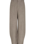 Clendis Tappered button detail pants slate grey