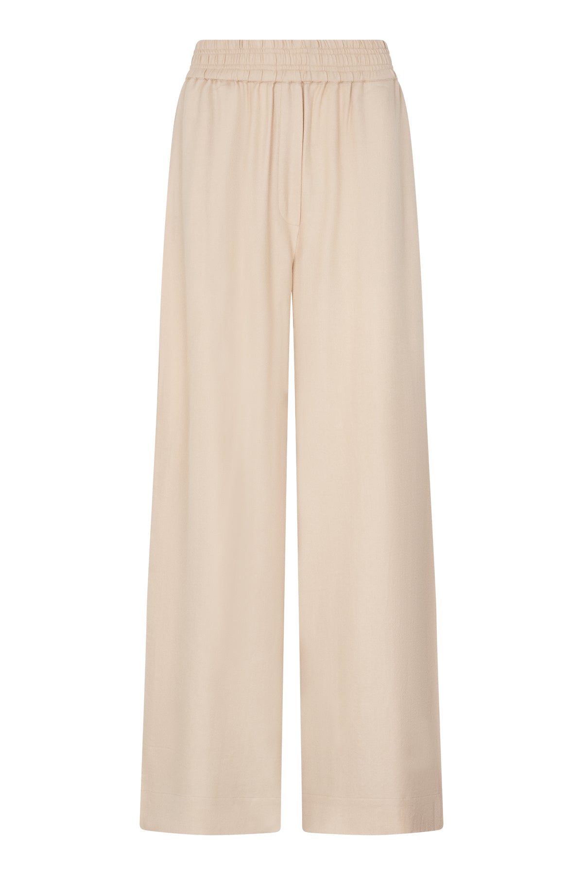 KHARIES Wool viscose pants cloud dancer