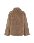 CIVETT Fake fur coat taupe