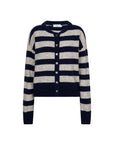 VIVETT stripe Striped cardigan night blue stripe