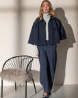 CIRIEZE Sculp pants denim blue