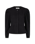 PELENE Long sleeves peplum top black