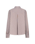 CELYA A line blouse chocolate stripe