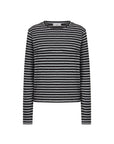 CIBRIS longsleeves striped tee slate grey
