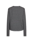 CIBRIS longsleeves striped tee slate grey
