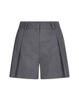 CARIE Wide leg shorts dark grey melange
