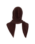 VELIEN Hooded scarf rust