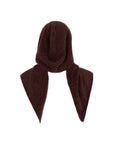 VELIEN Hooded scarf rust
